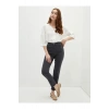 LCWAIKIKI Basic Gri Mercury Skinny Fit Cep Detaylı Kadın Jean Pantolon