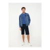 LCWAIKIKI Basic Rahat Kalıp Gabardin Erkek Bermuda Şort
