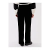 LCWAIKIKI Basic Siyah Standart Fit Düz Geniş Paça Kadife Kadın Pantolon 67 Değerlendirme