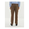LCWAIKIKI Classic Kahverengi Geniş Kalıp Gabardin Erkek Pantolon