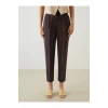 LCWAIKIKI Classic Kahverengi Loose Fit Cigarette Kadın Pantolon