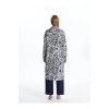 LCWAIKIKI Classic Lacivert Desenli Oversize Kadın Gömlek Tunik