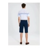LCWAIKIKI Classic Lacivert Standart Kalıp Gabardin Erkek Şort