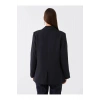 LCWAIKIKI Classic Siyah Krep Kadın Blazer Ceket