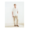 LCWAIKIKI Classic Standart Kalıp Keten Karışımlı Erkek Chino Pantolon