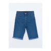 LCWAIKIKI ClassicIndigo Dar Fit Kadın Jean Şort