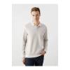 Lcwk Polo Yaka Uzun Kollu Erkek Sweatshirt