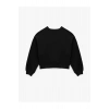 Regular Fit Üç İplik Uzun Kollu Bisiklet Yaka Basic Sweatshirt