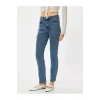 Slim Fit Kot Pantolon Düz Paça Standart Bel - Slim Straight Fit Jeans