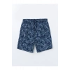 SOUTHBLUE Diz Hizası Boy Desenli Erkek Deniz Şortu