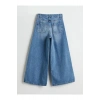 Wideleg Taşlı Kız Çocuk Jean Pantolon