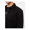 XSIDE Siyah Regular Fit Uzun Kollu Gabardin Erkek Gömlek Ceket