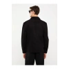 XSIDE Siyah Regular Fit Uzun Kollu Gabardin Erkek Gömlek Ceket