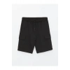 XSIDE Siyah Standart Kalıp Erkek Bermuda Şort