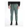 XSIDE Yeşil Standart Kalıp Gabardin Erkek Jogger Pantolon