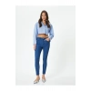 Yüksek Bel Skinny Kot Pantolon Dar Paça Cepli - Carmen Skinny Jeans