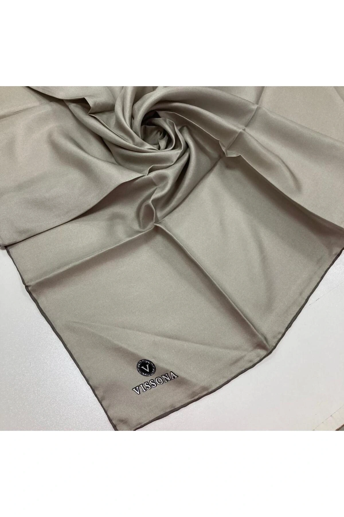 Tivil Taş Rengi Ipek Eşarp Dgn50327-0008