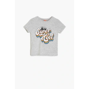 Gri Erkek Bebek T-Shirt