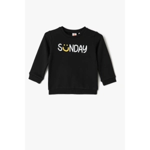 Erkek Bebek Siyah Sweatshirt 2KMB18689ZK