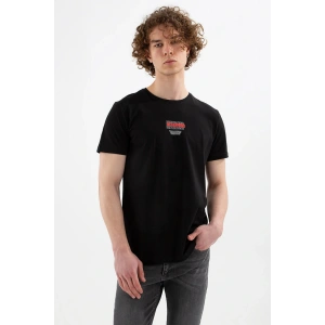 Baskılı Tişört Siyah