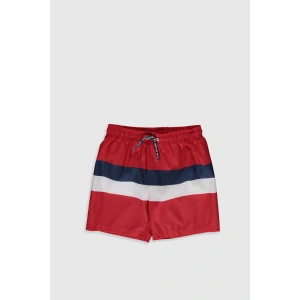 Erkek Çocuk Canlı Kırmızı Gzx Deniz Şortu