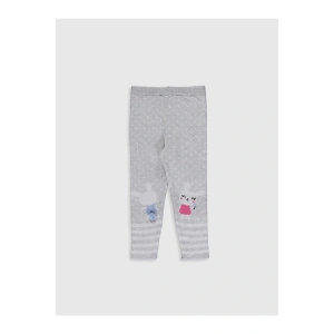 Kız Bebek Açık Gri Melanj Dd0 Tayt