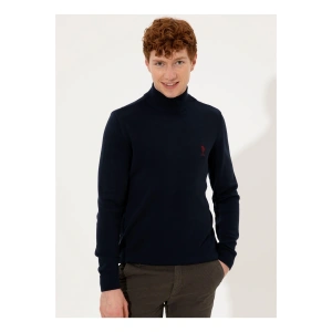 Tam Balıkçı Yaka Lacivert Erkek Kazak Ybs-sk22