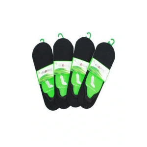 STD Erkek 4lü Bambu Silikonlu Babet Çorap Klasik