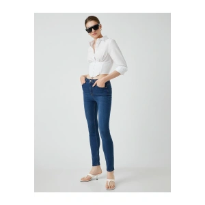 Dar Kesim Yüksek Bel Dar Paça Kot Pantolon - Carmen Jean