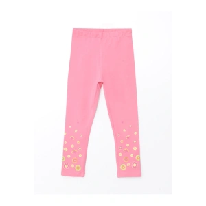 Beli Lastikli Baskılı Kız Bebek Tayt