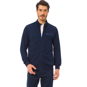 Erkek Lacivert Fermuarlı Sweatshirt 7KG130Z8