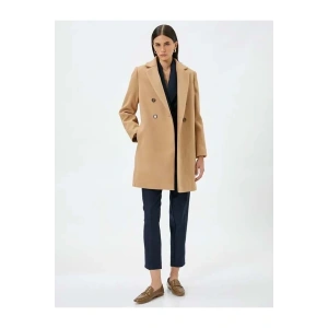 Kadın Giyim Kaban Deve Tüyü