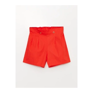 Beli Lastikli Basic Kız Çocuk Şort