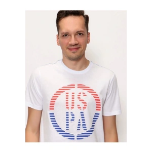 Regular Erkek Baskılı Bisiklet Yaka T-shırt