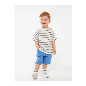 LCW baby Beli Lastikli Erkek Bebek Şort