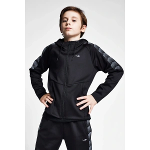 Erkek Çocuk Siyah Kapüşonlu Üst 20b-3112