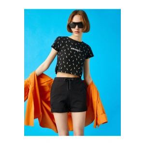 Kadın Siyah T-Shirt