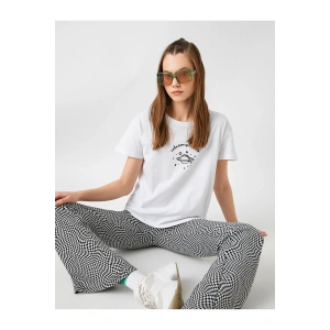 Bisiklet Yaka Kısa Kollu Tişört