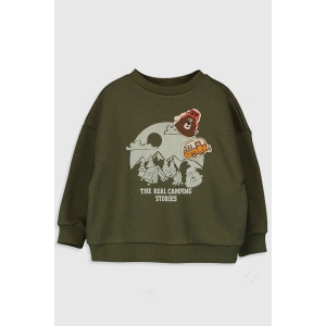 Erkek Bebek Haki Hdq Sweatshirt