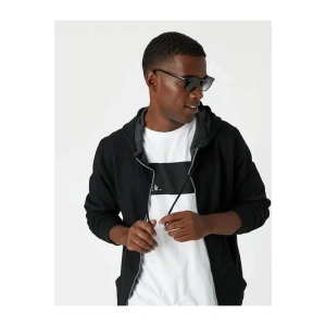 3wam70107mk Siyah 999 Erkek Pamuk Jersey Sweatshirt