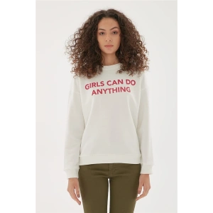 22k0842k1 Kadın Sweat Ekru