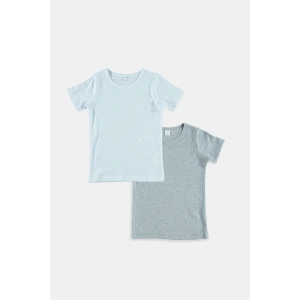 Erkek Çocuk Gri Melanj 946 Fanila 2Li