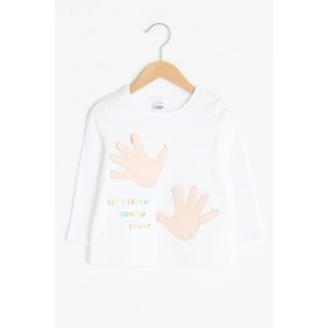 Kız Bebek Optik Beyaz E5X T-Shirt