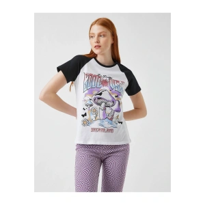 Kadın Ekru T-Shirt 2SAL10088IK