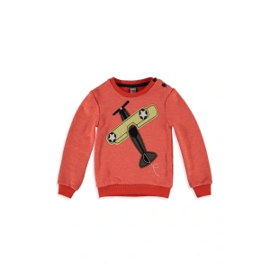 Turuncu Erkek Bebek Sweatshirt 7K1439Z1