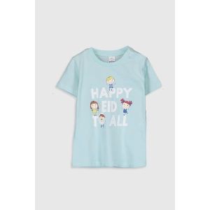 Erkek Bebek Uçuk Su Mavisi Fs0 Tişört