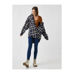 Yüksek Bel Cepli Kot Pantolon - Skinny Jean