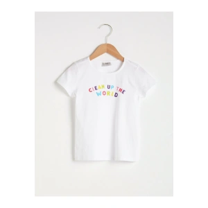 Kız Çocuk Beyaz  T-Shirt
