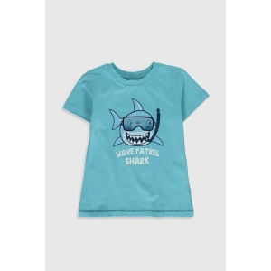 Erkek Bebek Turkuaz Q5U T-Shirt