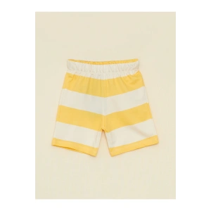 Beli Lastikli Pamuklu Erkek Bebek Şort